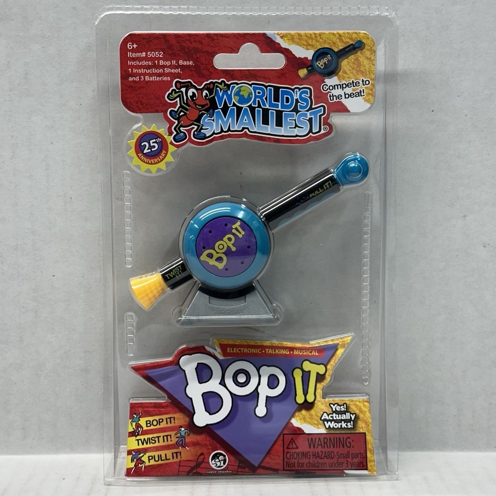 Bop It! The Classic Game of Bop It, Twist It, Pull It Worlds Smallest